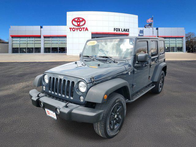 used 2016 Jeep Wrangler Unlimited car, priced at $17,576