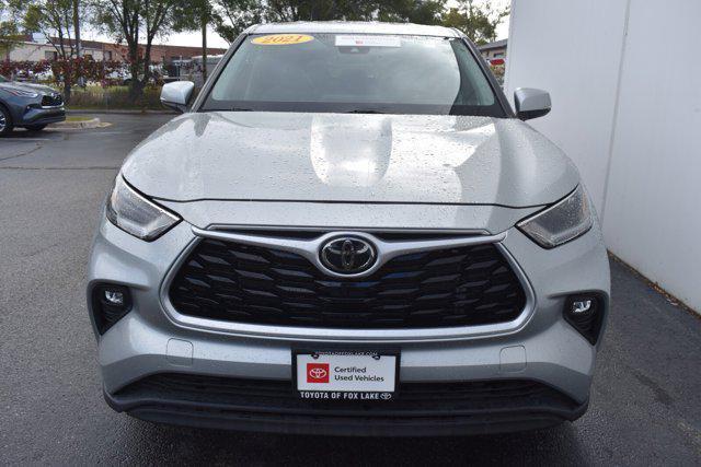 used 2021 Toyota Highlander car, priced at $29,752