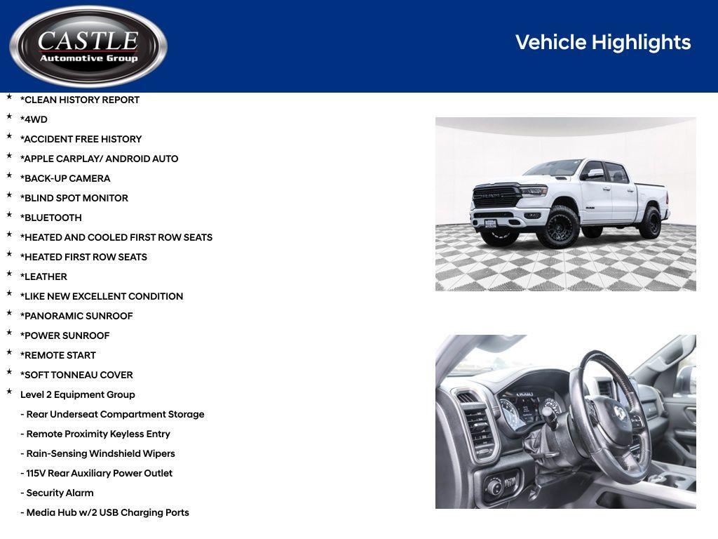 used 2021 Ram 1500 car, priced at $32,995