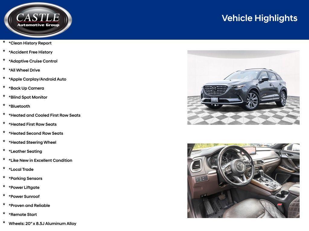 used 2021 Mazda CX-9 car, priced at $24,842