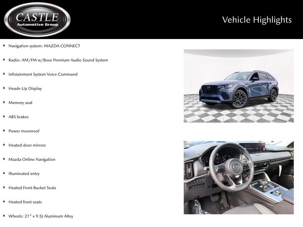 new 2025 Mazda CX-70 car, priced at $55,031