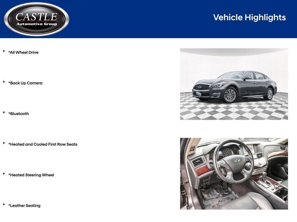 used 2015 INFINITI Q70L car, priced at $15,995