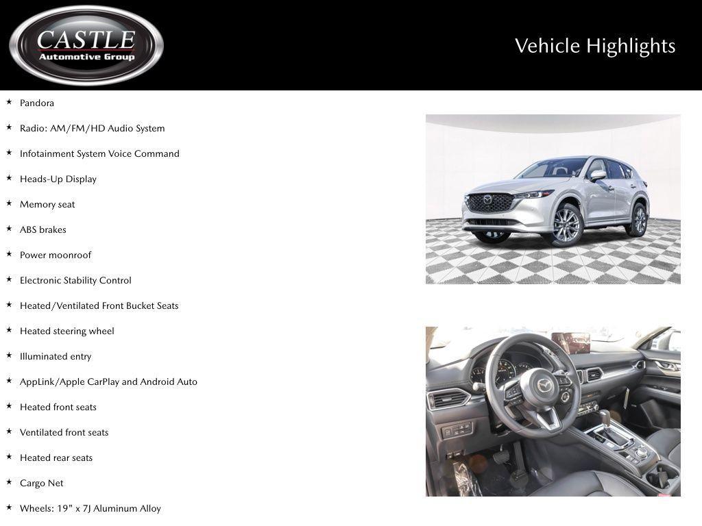 new 2025 Mazda CX-5 car, priced at $36,527