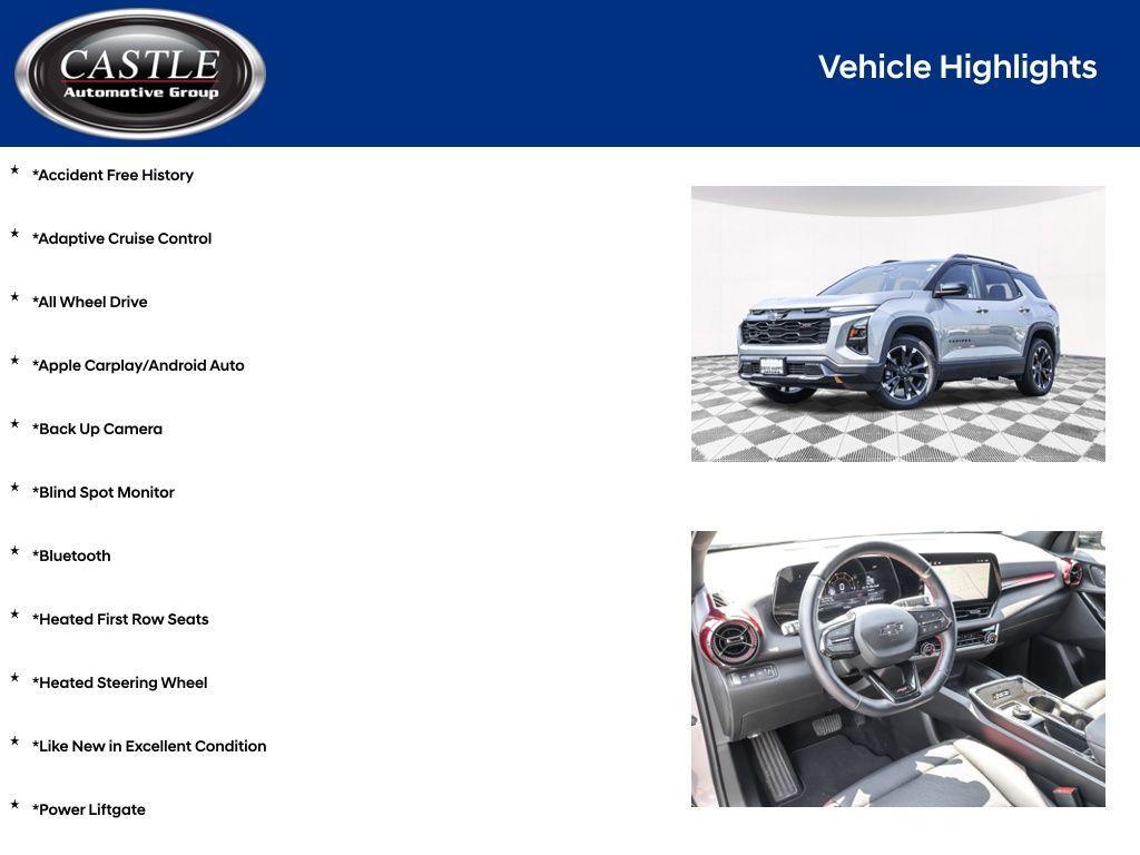 used 2025 Chevrolet Equinox car, priced at $34,675