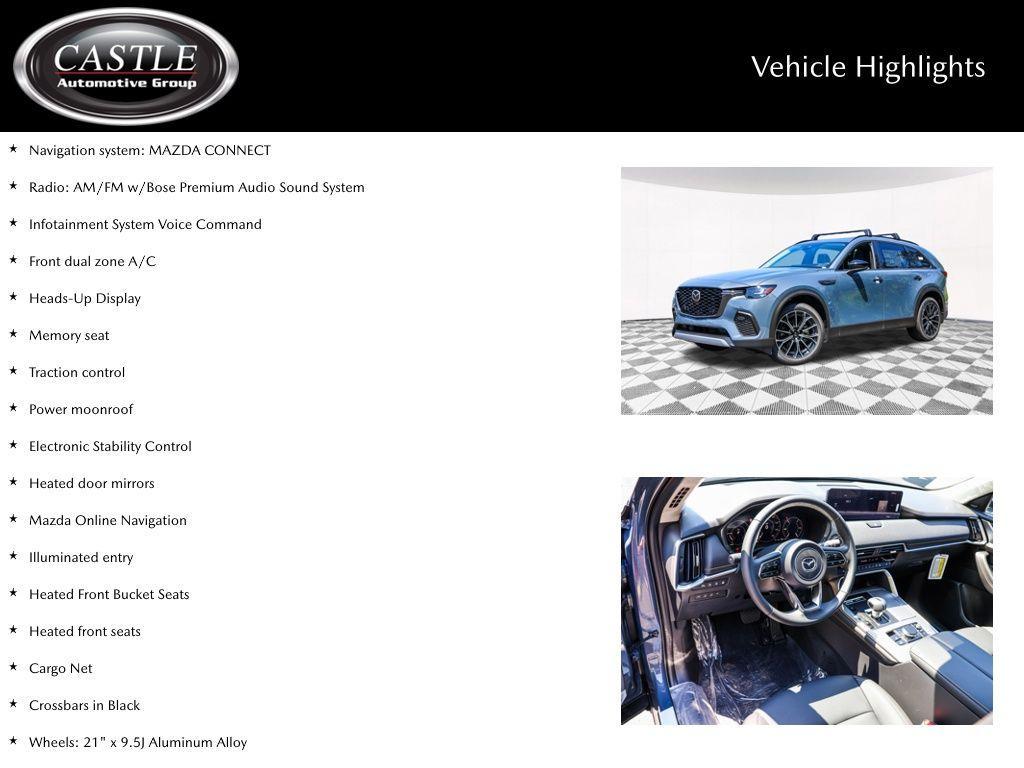 new 2025 Mazda CX-70 car, priced at $54,891