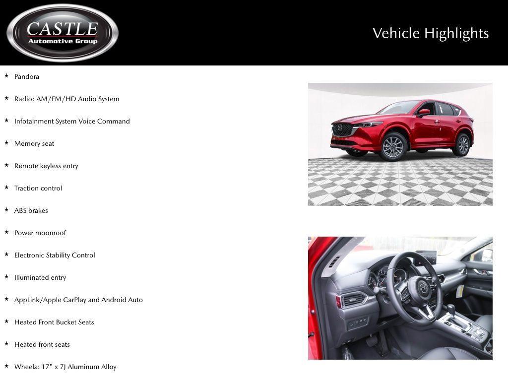 new 2025 Mazda CX-5 car, priced at $33,318
