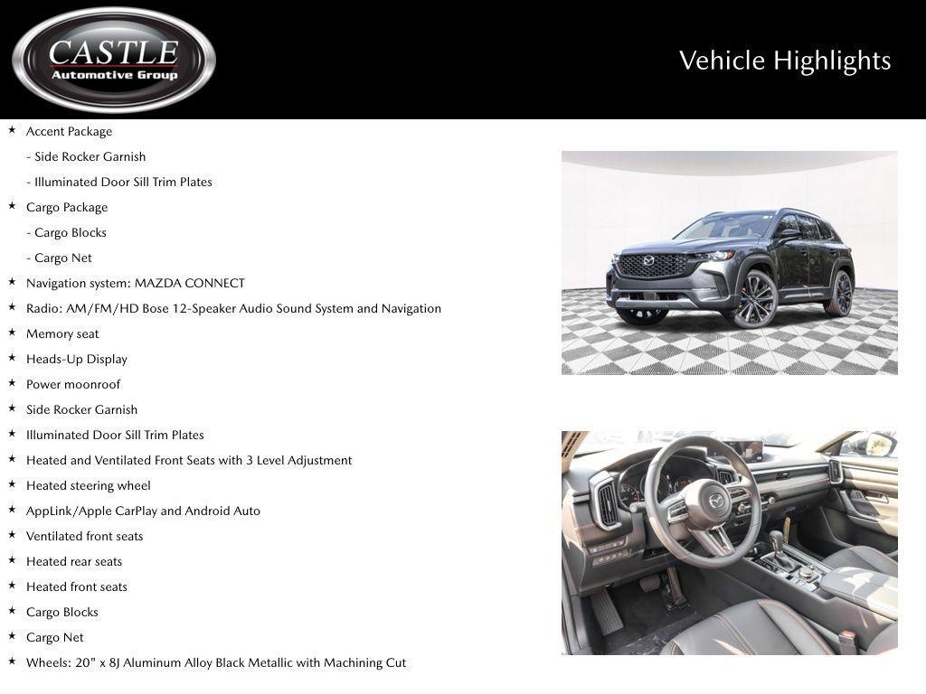 new 2025 Mazda CX-50 car, priced at $42,120