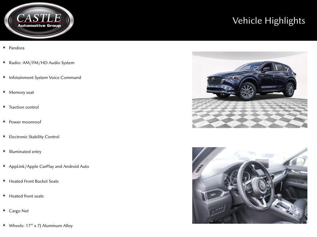 new 2025 Mazda CX-5 car, priced at $30,796