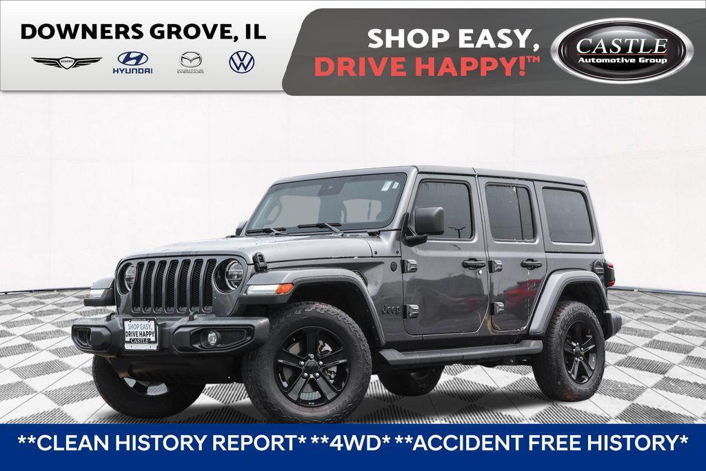 used 2022 Jeep Wrangler Unlimited car, priced at $35,495