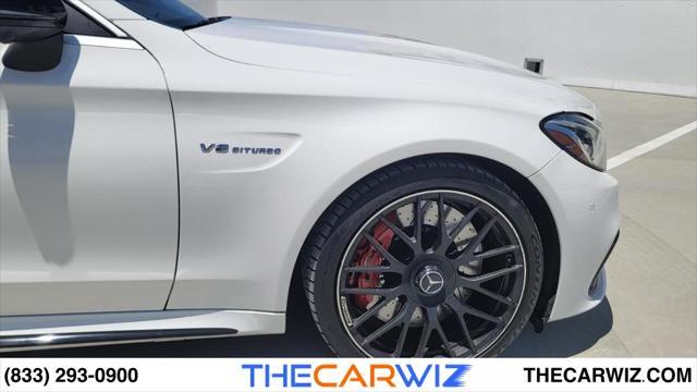 used 2018 Mercedes-Benz AMG C 63 car, priced at $41,999