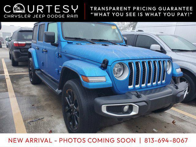 used 2021 Jeep Wrangler Unlimited 4xe car, priced at $32,221