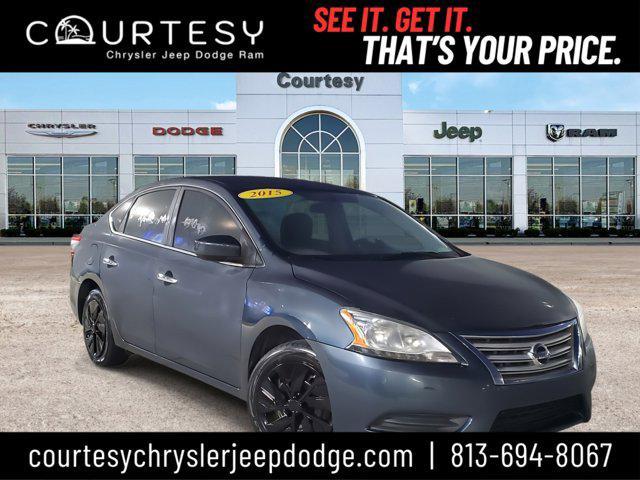 used 2015 Nissan Sentra car, priced at $9,881