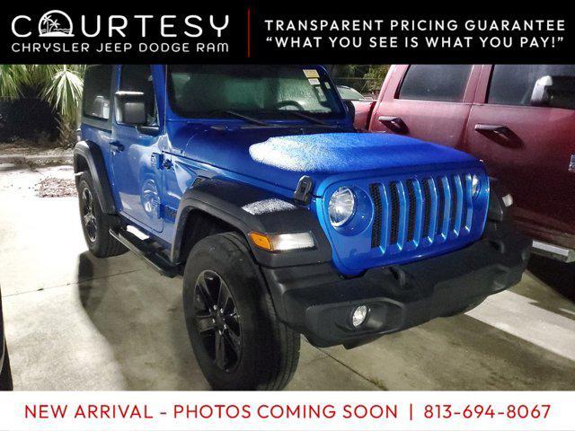 used 2022 Jeep Wrangler car, priced at $28,441