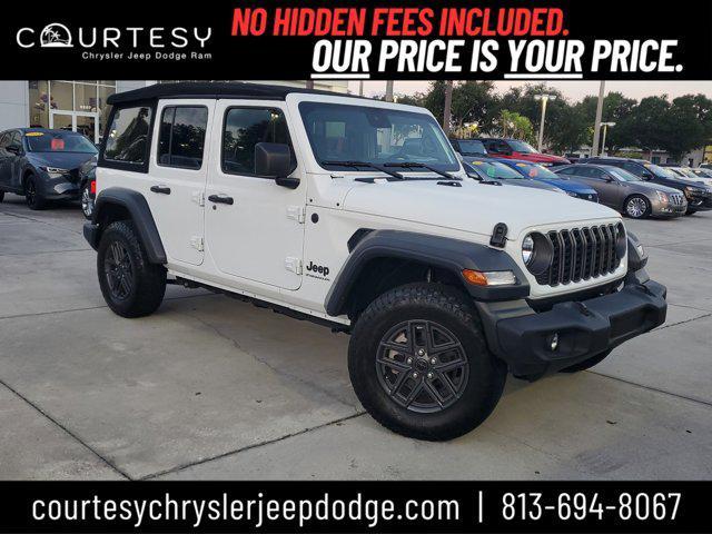 used 2024 Jeep Wrangler car, priced at $35,500