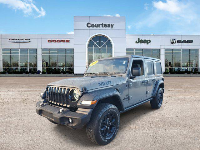 used 2020 Jeep Wrangler Unlimited car, priced at $32,881