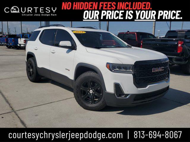 used 2021 GMC Acadia car, priced at $18,260