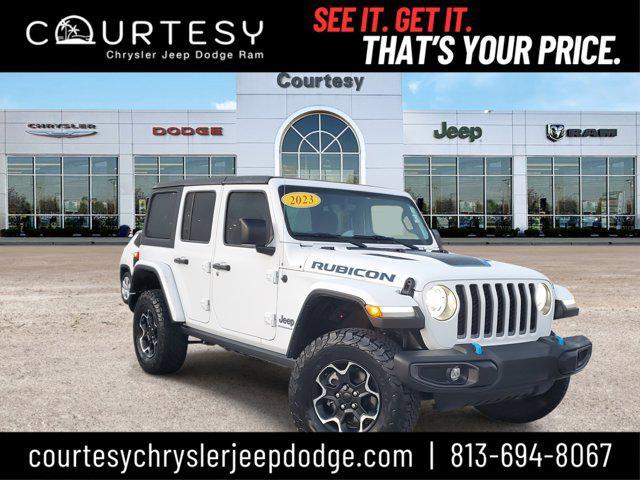 used 2023 Jeep Wrangler 4xe car, priced at $38,551