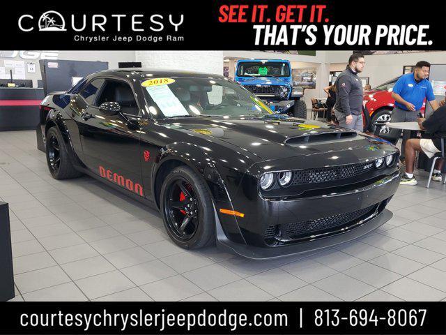 used 2018 Dodge Challenger car, priced at $96,000