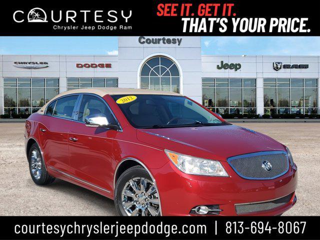 used 2012 Buick LaCrosse car, priced at $9,881