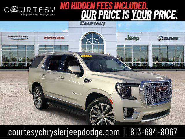 used 2021 GMC Yukon car, priced at $50,680