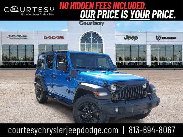 used 2022 Jeep Wrangler Unlimited car, priced at $32,661