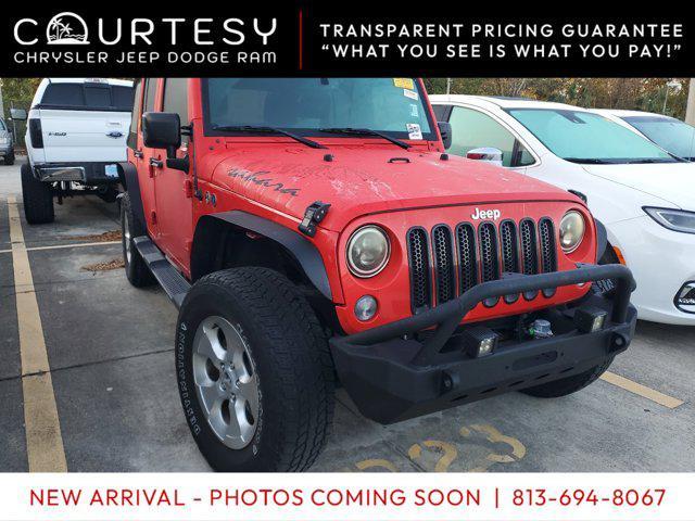 used 2015 Jeep Wrangler Unlimited car, priced at $20,999