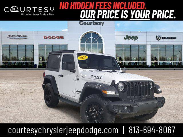 used 2022 Jeep Wrangler car, priced at $31,999