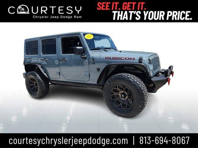 used 2015 Jeep Wrangler Unlimited car, priced at $23,991