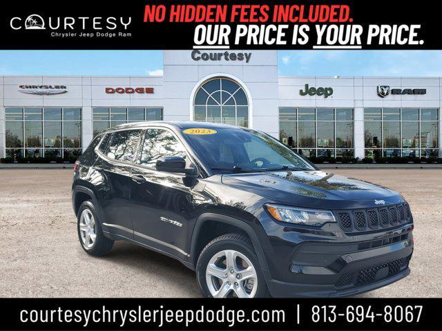 used 2023 Jeep Compass car, priced at $20,094