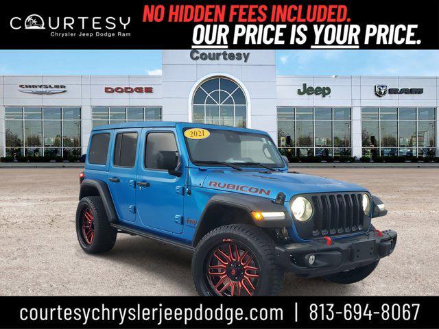 used 2021 Jeep Wrangler Unlimited car, priced at $32,999