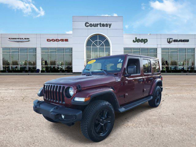 used 2021 Jeep Wrangler Unlimited car, priced at $34,771