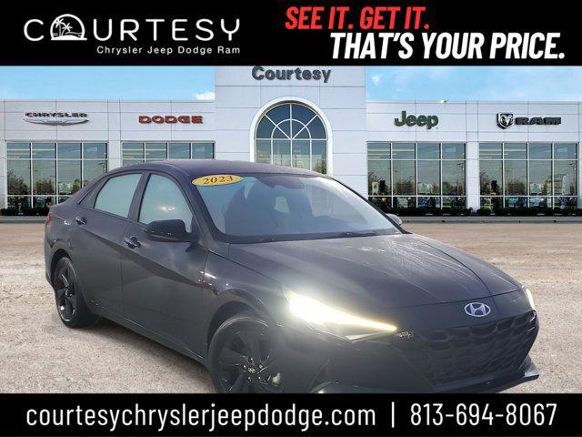 used 2023 Hyundai Elantra car, priced at $19,999