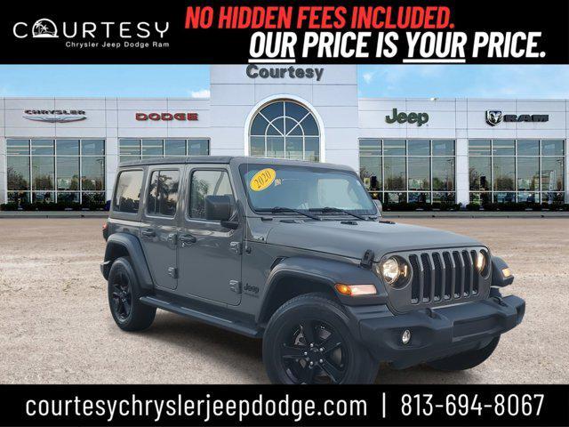used 2020 Jeep Wrangler Unlimited car, priced at $27,750