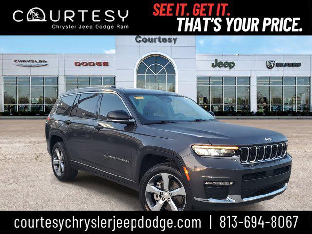 used 2022 Jeep Grand Cherokee L car, priced at $33,500