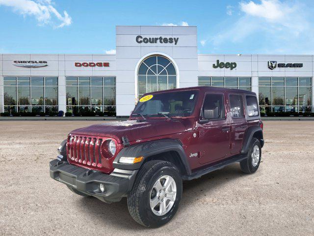 used 2021 Jeep Wrangler Unlimited car, priced at $32,881