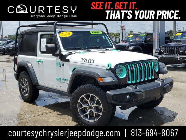 used 2020 Jeep Wrangler car, priced at $25,500