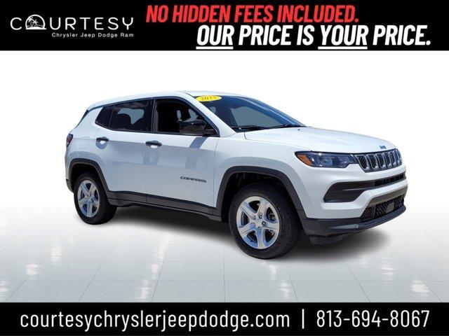used 2023 Jeep Compass car, priced at $26,140