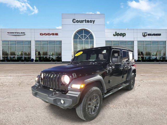 used 2024 Jeep Wrangler car, priced at $37,881