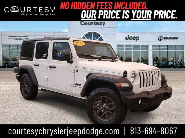 used 2023 Jeep Wrangler car, priced at $33,881