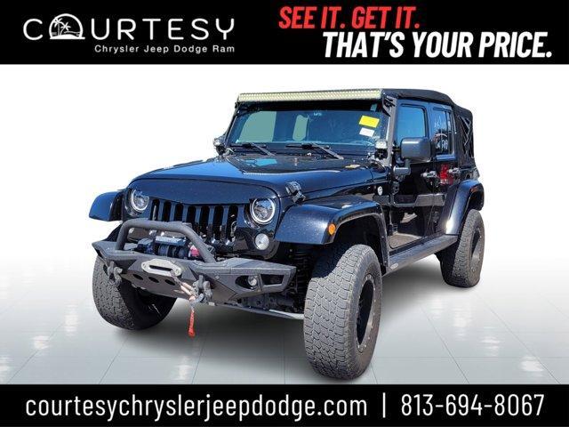 used 2016 Jeep Wrangler Unlimited car, priced at $22,881