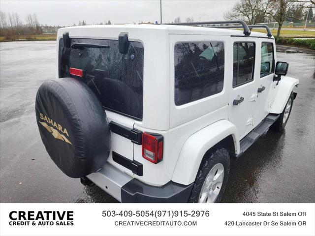 used 2014 Jeep Wrangler Unlimited car, priced at $20,990