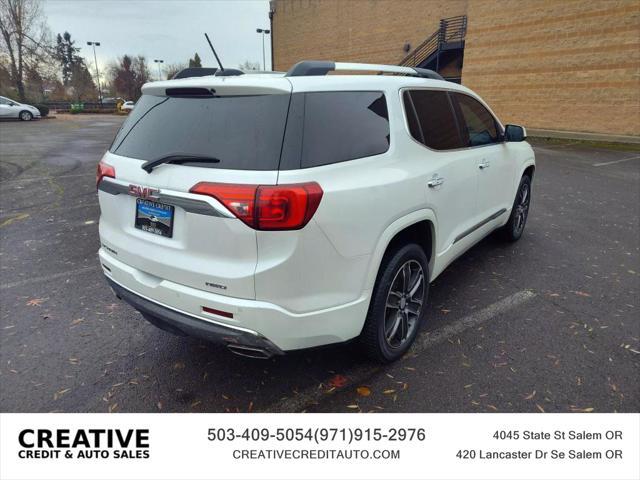 used 2017 GMC Acadia car, priced at $17,450