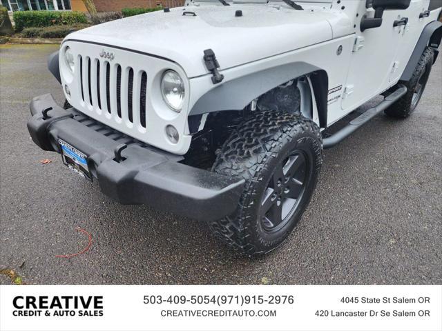 used 2018 Jeep Wrangler JK Unlimited car, priced at $21,995
