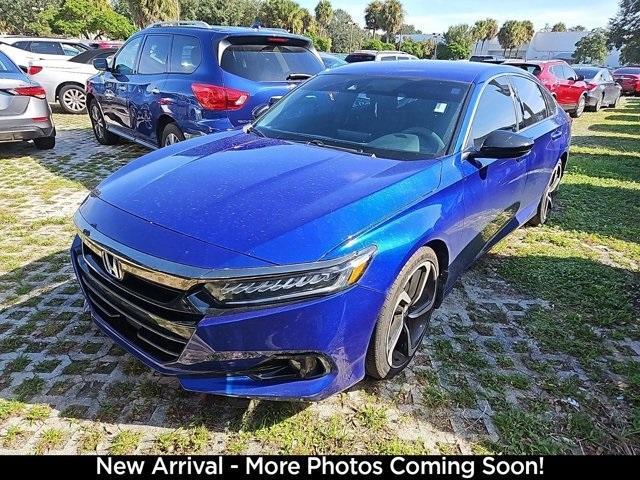 used 2021 Honda Accord car, priced at $23,290