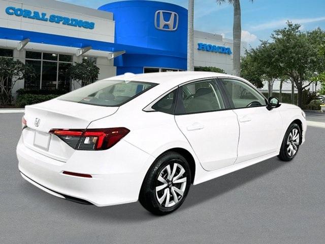 new 2025 Honda Civic car, priced at $25,855