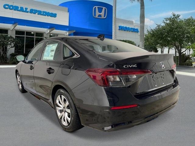new 2025 Honda Civic car, priced at $25,400