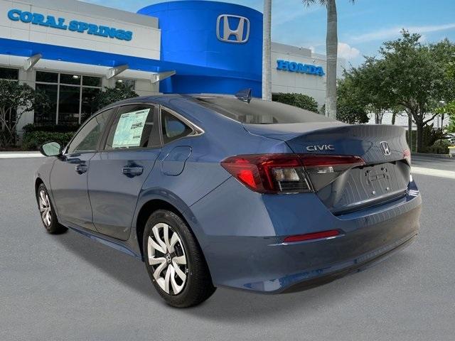 new 2025 Honda Civic car, priced at $25,855
