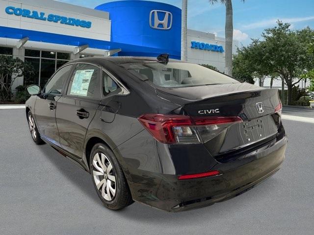 new 2025 Honda Civic car, priced at $25,400