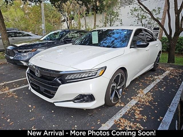 used 2021 Honda Accord car, priced at $22,490