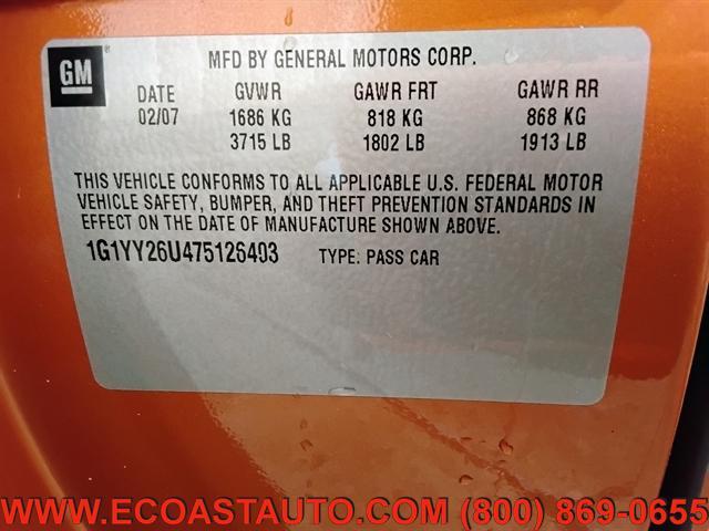 used 2007 Chevrolet Corvette car, priced at $8,995